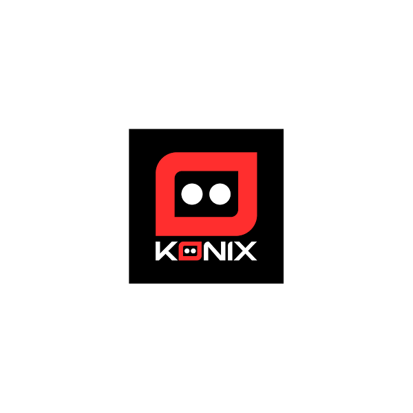 KONIX - MYTHICS Nintendo Switch/PC Vezetékes kontroller, Fekete (KX-NS-PAD-BL)