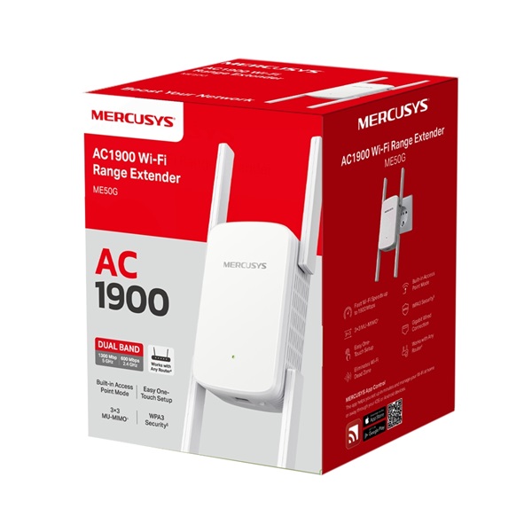 MERCUSYS Wireless Range Extender AC1900, ME50G (ME50G)