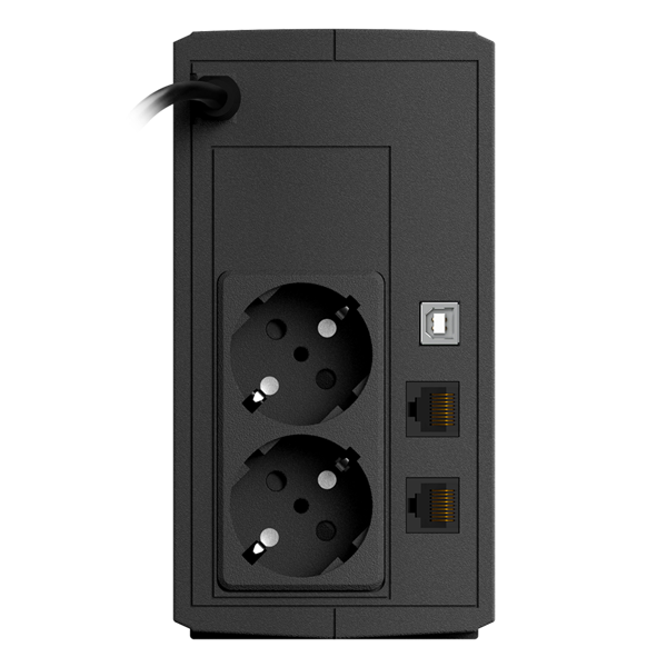NJOY Szünetmentes 800VA - Keen 800 USB (2 Schuko, line-interaktív, fekete) (UPLI-LI080KU-CG01B)