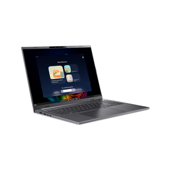 ACER Aspire A16-52M-515Y, 16" WUXGA, Intel Core Ultra 5 226V, 16GB, 1TB SSD, UMA, Win11 Home, acélszürke (NX.JLSEU.003)
