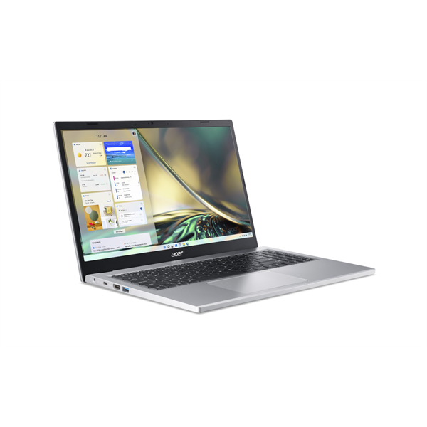 ACER Aspire A315-24P-R8PJ, 15.6" FHD, AMD Ryzen 5 7520U, 8GB, 512GB SSD, UMA, DOS, ezüst (NX.KDEEU.00K)