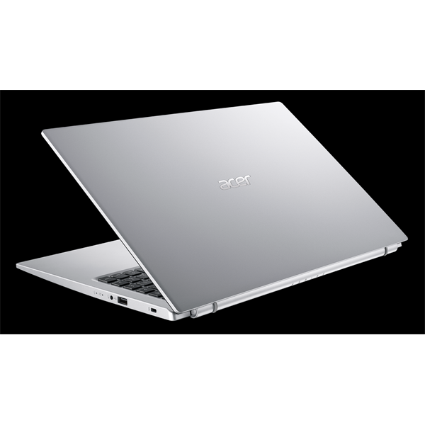 ACER Aspire A315-58-3661, 15.6" FHD IPS, Intel Core i3-1115G4, 8GB, 128GB SSD, UMA, WIN11, ezüst (NX.AT0EU.00B_8GB)