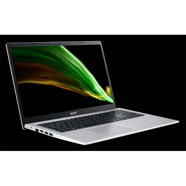 ACER Aspire A315-58-3661, 15.6" FHD IPS, Intel Core i3-1115G4, 8GB, 128GB SSD, UMA, WIN11, ezüst (NX.AT0EU.00B_8GB)