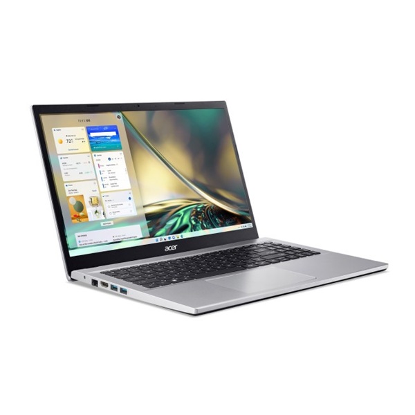ACER Aspire A315-59-333H, 15.6" FHD, Intel Core i3-1215U, 16GB, 512GB SSD, UMA, Win11 Home, ezüst (NX.K6TEU.01K)