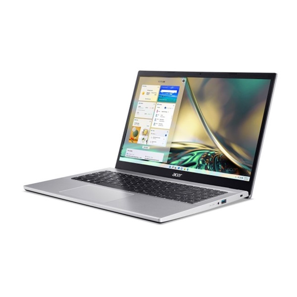ACER Aspire A315-59-333H, 15.6" FHD, Intel Core i3-1215U, 16GB, 512GB SSD, UMA, Win11 Home, ezüst (NX.K6TEU.01K)