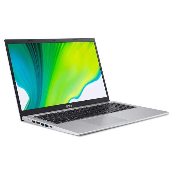 ACER Aspire A515-56G-59RB, 15.6" FHD IPS, Intel Core i5-1135G7, 8GB,512GB SSD, nVidia GeForce MX450 2GB, Linux, ezüst (NX.AT2EU.00G)