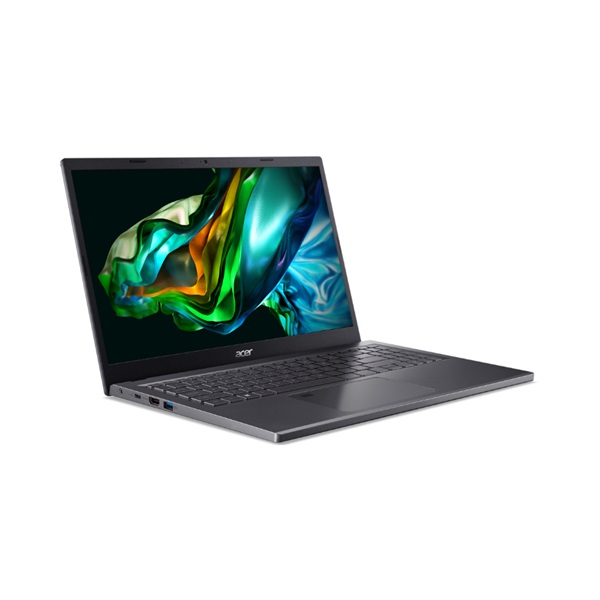 ACER Aspire A515-57-550A, 15.6" FHD IPS, Intel Core i5-12450H, 16GB, 1TB SSD, UMA, DOS, acélszürke (NX.KN4EU.00Q)