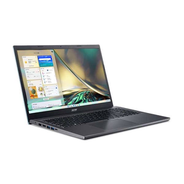 ACER Aspire A515-57-564T, 15.6" FHD IPS, Intel Core i5-12450H, 16GB, 512GB SSD, UMA, DOS, fekete (NX.KN4EU.009)