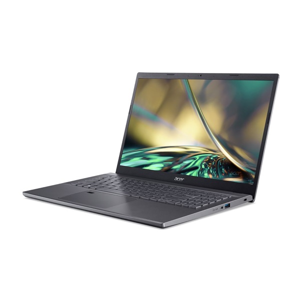 ACER Aspire A515-57-758R, 15.6" FHD IPS, Intel Core i7-12650H, 16GB, 512GB SSD, UMA, DOS, acélszürke (NX.KN4EU.00D)