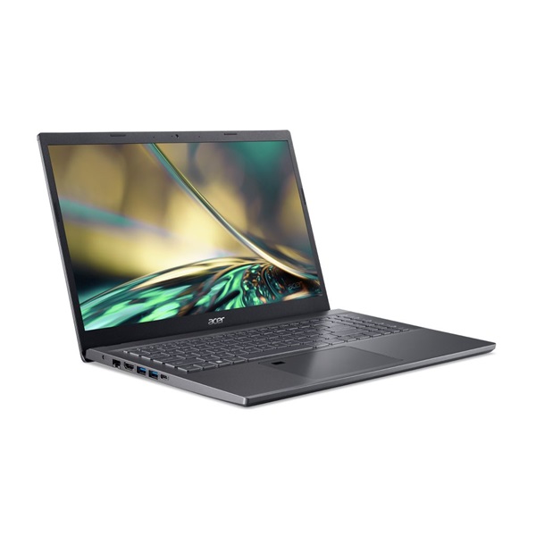 ACER Aspire A515-57-758R, 15.6" FHD IPS, Intel Core i7-12650H, 16GB, 512GB SSD, UMA, DOS, acélszürke (NX.KN4EU.00D)