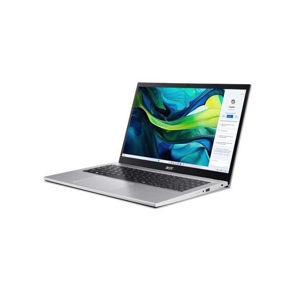 ACER Aspire AG15-42P-R9UT, 15.6" FHD, AMD Ryzen 5 7430U, 16GB, 1TB SSD, UMA, DOS, ezüst (NX.J7XEU.00P)