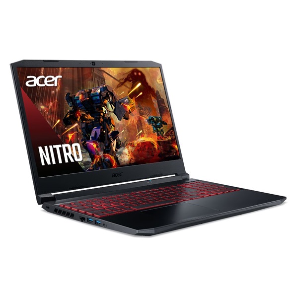 ACER Aspire Nitro AN515-57-51VY,15,6" FHD IPS,144Hz, Intel Core i5-11400H , 16GB, 1TB SSD, GeForce RTX 3060, DOS, fekete (NH.QEWEU.00V)