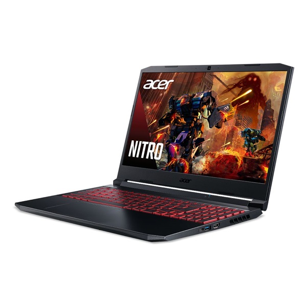 ACER Aspire Nitro AN515-57-51VY,15,6" FHD IPS,144Hz, Intel Core i5-11400H , 16GB, 1TB SSD, GeForce RTX 3060, DOS, fekete (NH.QEWEU.00V)