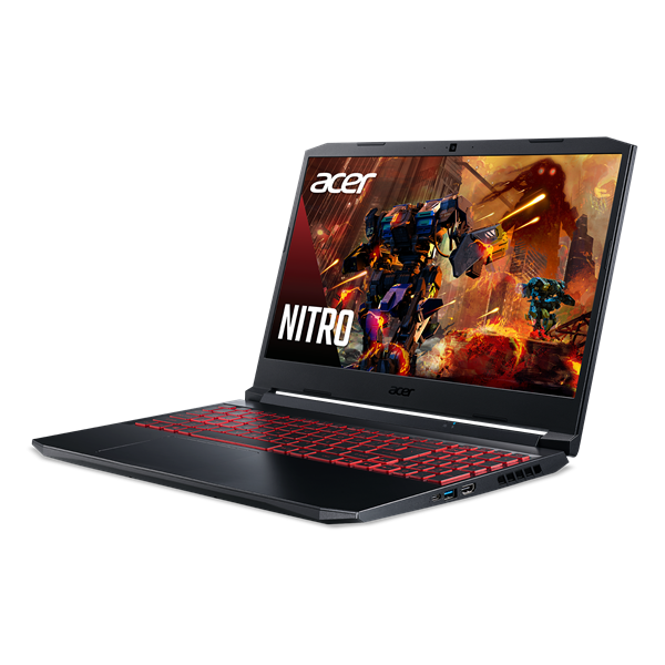 ACER Aspire Nitro AN515-57-785J,15,6" FHD IPS,144Hz, Intel Core i7-11800H , 16GB, 1TB SSD, GeForce RTX 3070, DOS, fekete (NH.QFGEU.00H)