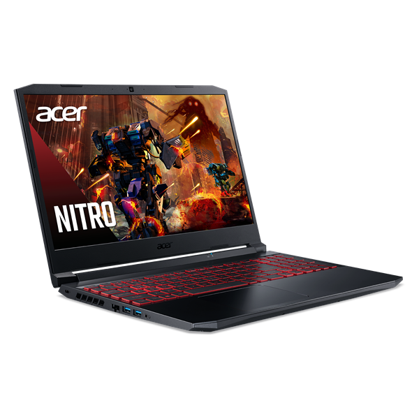 ACER Aspire Nitro AN515-57-785J,15,6" FHD IPS,144Hz, Intel Core i7-11800H , 16GB, 1TB SSD, GeForce RTX 3070, DOS, fekete (NH.QFGEU.00H)