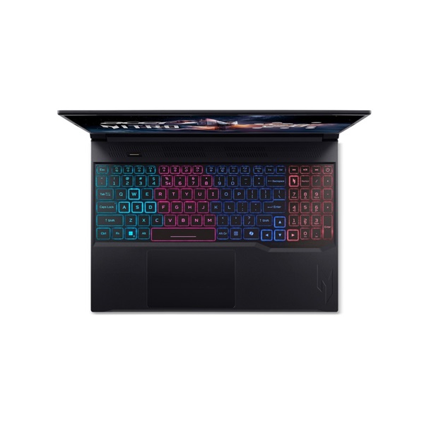 ACER Nitro ANV16S-61-R5Z4, 16" WQXGA IPS, AMD Ryzen AI 7 350, 16GB, 1TB SSD, GeForce RTX 5060, DOS, fekete (NH.QXREU.001)