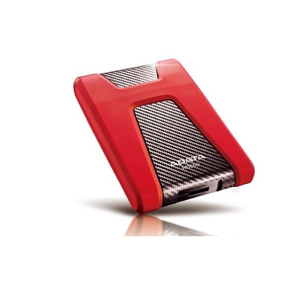 ADATA 2.5" HDD USB 3.1 2TB HD650 ütésálló, Piros (AHD650-2TU31-CRD)