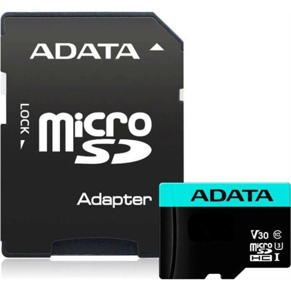 ADATA Memóriakártya MicroSDXC 512GB + Adapter UHS-I V30 A2 CL10 (100/85) (AUSDX512GUI3V30SA2-RA1)