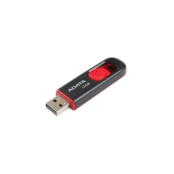 ADATA Pendrive 16GB, C008, Fekete (AC008-16G-RKD)