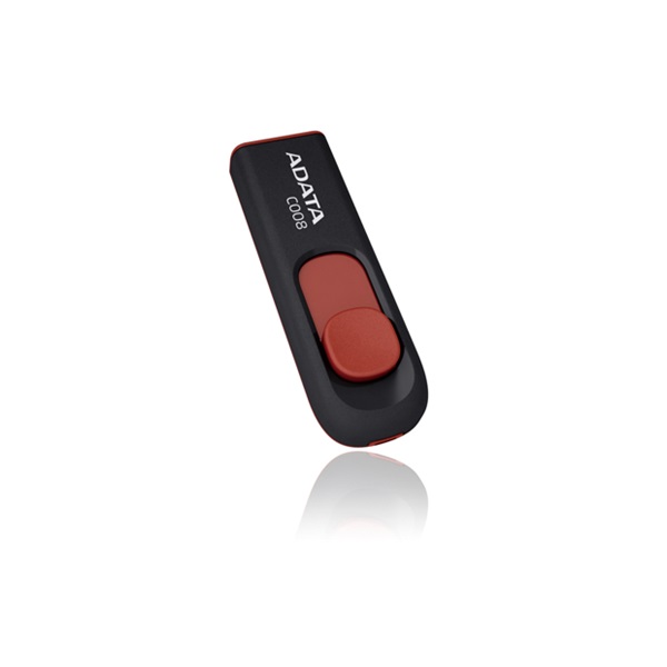 ADATA Pendrive 64GB, C008, Fekete (AC008-64G-RKD)