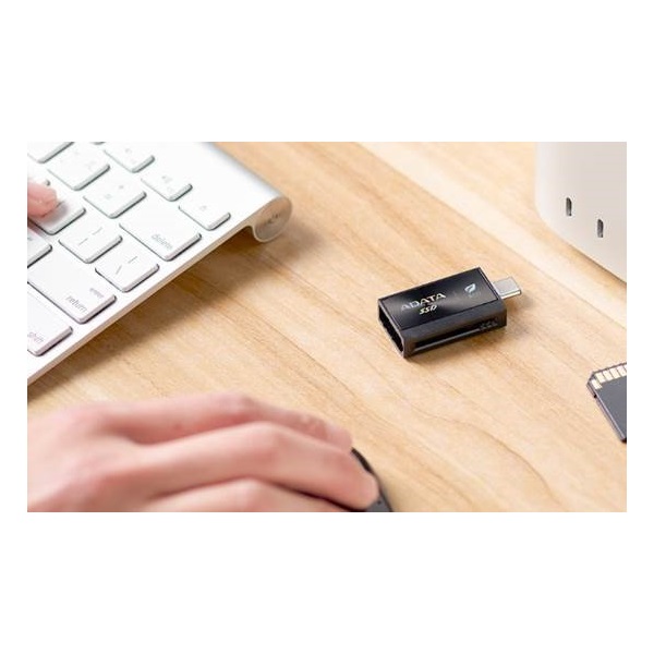 ADATA SSD Külső USB 3.2 1TB SC730, Type-A+Type-C, fekete (SC730-1T-CACTI)