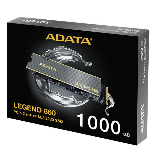 ADATA SSD M.2 2280 NVMe Gen4x4 1TB LEGEND 860 (SLEG-860-1000GCS)