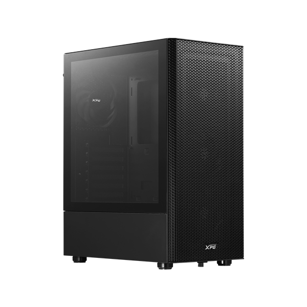 ADATA XPG Ház Midi ATX Valor MESH, 4x120mm ventilátor, Tápegység nélkül, üvegfalú, fekete (VALORMESHMT-BKCWW)
