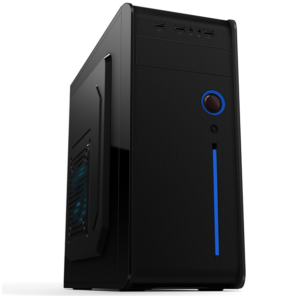 AKYGA Ház AK939BL MIDI ATX fekete (AK939BL)