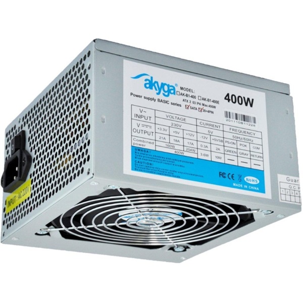 Akyga AKB1 400W táp 12cm v.OEM