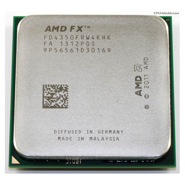 AMD AM3+ CPU FX-4350 X4 4.2GHz 192Kb L1, 4MB L2 8MB L3 Cache OEM (FD4350FRW4KHK)
