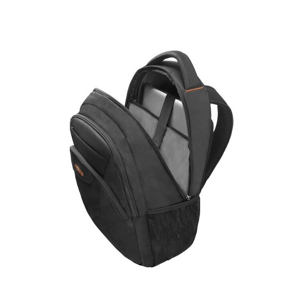 AMERICAN TOURISTER 88528-1070, Laptop hátizsák 14.1" (Fekete/Narancssárga) -AT WORK (88528-1070)