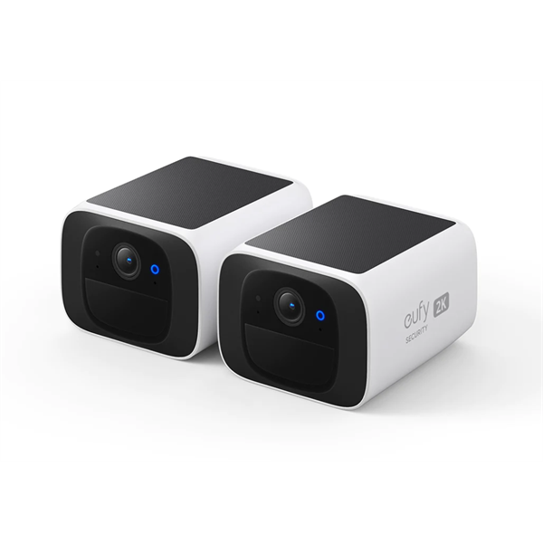 ANKER EUFY Kamera, SoloCam S220, 2K, Beépített Napelem, AI arcfelismerés, WiFi-s, kültéri (2db/csomag) - E8134321 (E8134321)