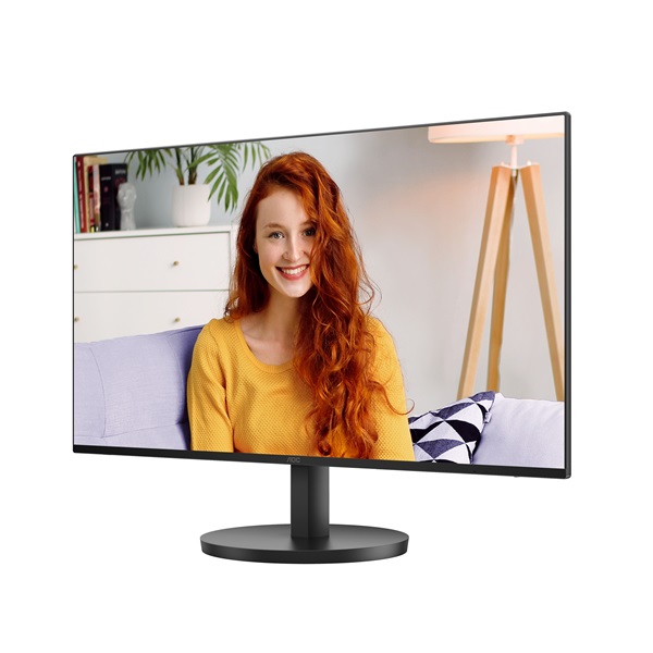 AOC IPS monitor 23.8" 24B3HA2, 1920x1080, 16:9, 250cd/m2, 1ms, VGA/HDMI, hangszóró, 100Hz (24B3HA2)