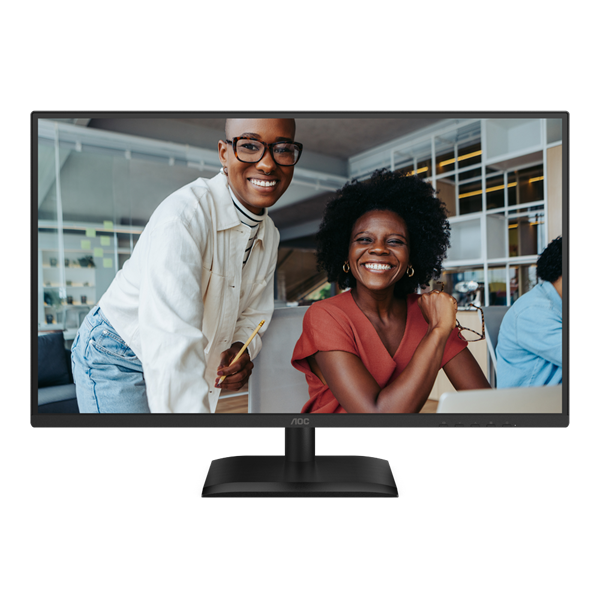 AOC IPS monitor 27" Q27E4U 2560x1440, 16:9, 350cd/m2, 4ms, HDMI/DisplayPort/4xUSB, hangszóró, 120 Hz, áll.mag., pivot (Q27E4U)