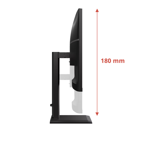 AOC IPS monitor 31,5"Q32E4U, 2560x1440,16:9, 350cd/m2, 4ms, DisplayPort/2xHDMI/4xUSB-A/1xUSB-B, hangszóró,áll.mag.,pivot (Q32E4U)