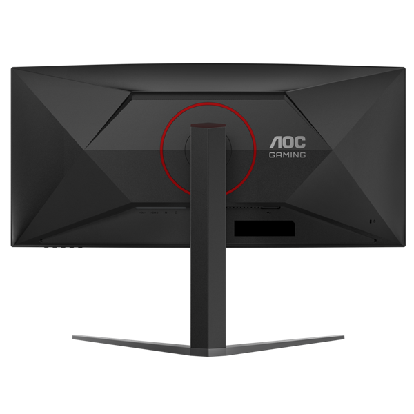 AOC Ívelt Gaming 180Hz Fast VA monitor 34" CU34G4, 3440x1440, 21:9, 300 cd/m2, 0.5 ms, HDMIx2/DisplayPort (CU34G4)