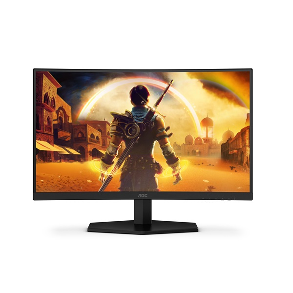 AOC Ívelt Gaming 180Hz monitor 23.6" C24G42E, 1920x1080, 16:9, 250cd/m2, 0,5ms, HDMIx2/DisplayPort, hangszóró (C24G42E)