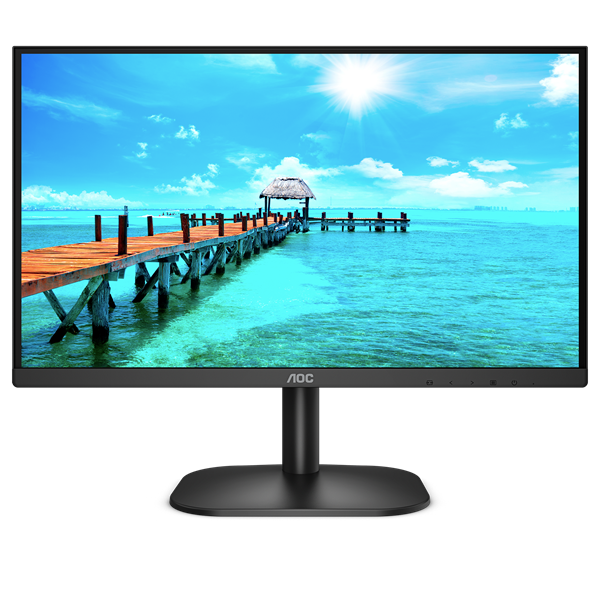 AOC monitor 23.8" 24B2XDAM, 1920x1080, 16:9, 4ms, 250cd/m2, VGA/DVI/HDMI, hangszóró (24B2XDAM)