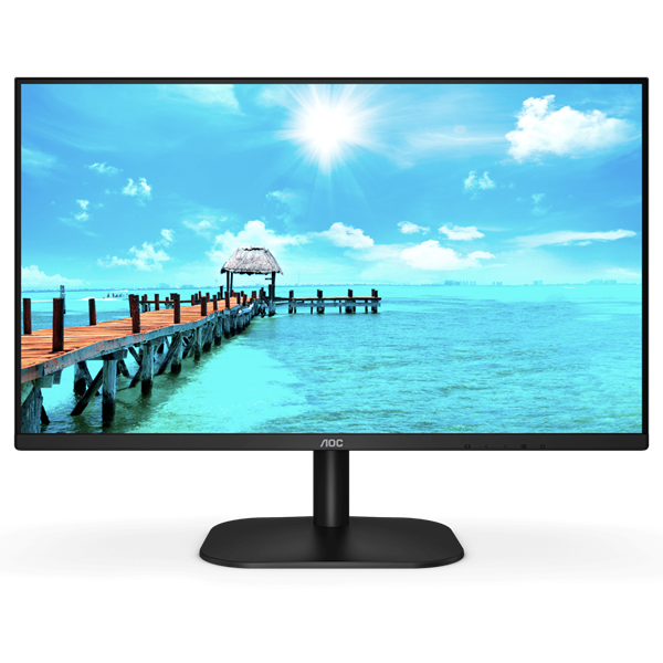 AOC monitor 23.8" 24B2XHM2, 1920x1080, 16:9, 250cd/m2, 4ms, VGA/HDMI (24B2XHM2)