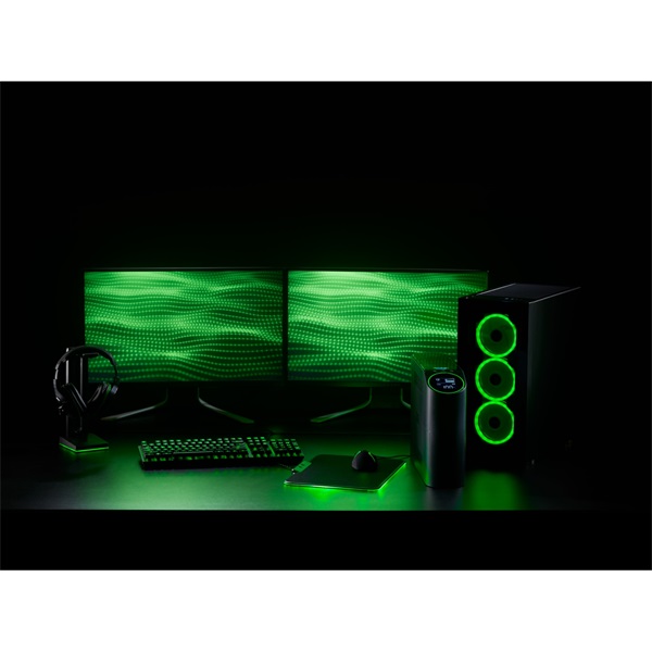 APC Back-UPS Pro Gaming, BGM2200 UPS, 2200VA/1320W, 4xSchuko 2xC13, LINE-INTERACTIVE szünetmentes,színuszos, AVR, RGB (BGM2200B-GR)