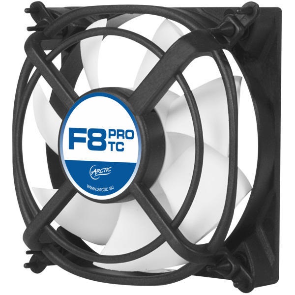 ARCTIC COOLING Rendszerhűtő Ventilátor F8 Pro TC, 8cm (AFACO-08PT0-GBA01)
