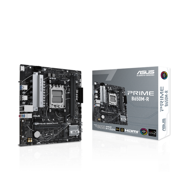 ASUS Alaplap AM5 PRIME B650M-R AMD B650, mATX (PRIME B650M-R)