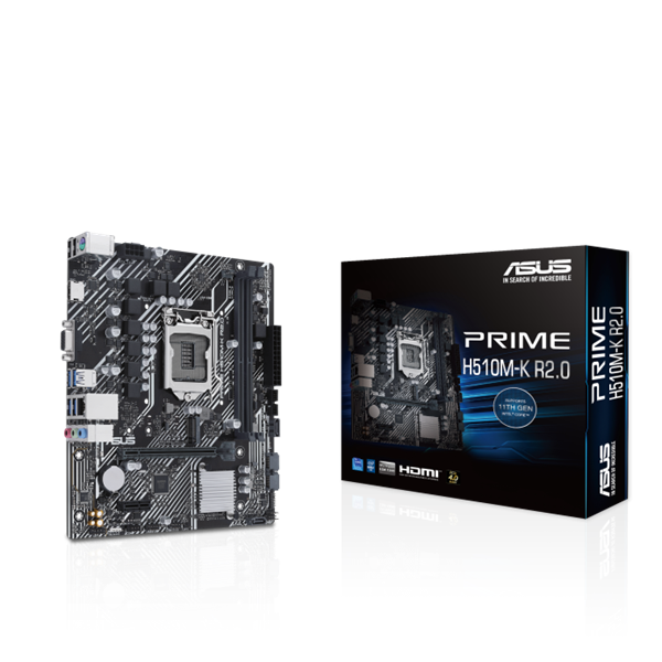 ASUS Alaplap S1200 PRIME H510M-K R2.0 INTEL H470, mATX (PRIME H510M-K R2.0)
