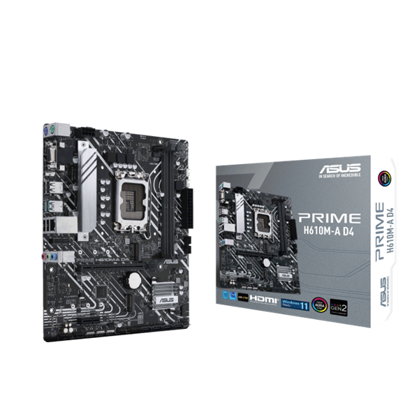 ASUS Alaplap S1700 PRIME H610M-A D4 INTEL H610, mATX (PRIME H610M-A D4)