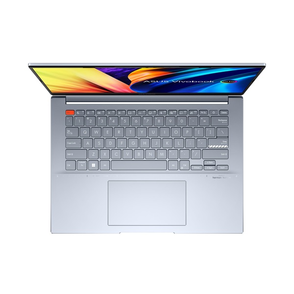 ASUS CONS NB Vivobook M5402RA-M9089W 14,5" 2,8K OLED GL, Ryzen 7-6800H, 16GB, 512GB M.2, INT, WIN11H, Ezüst (M5402RA-M9089W)