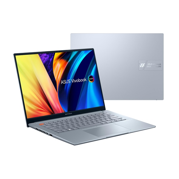 ASUS CONS NB Vivobook M5402RA-M9089W 14,5" 2,8K OLED GL, Ryzen 7-6800H, 16GB, 512GB M.2, INT, WIN11H, Ezüst (M5402RA-M9089W)