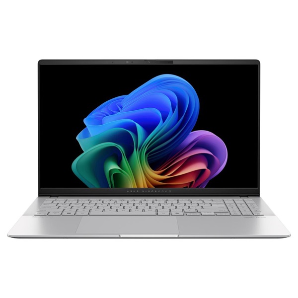 ASUS CONS NB Vivobook S15 S5507QA-MA006W 15,6" 2,8K OLED GL, Qualc.Snapd. X1E 78 100 , 16GB, 1TB M.2, INT, WIn11H, Ezüst (S5507QA-MA006W)