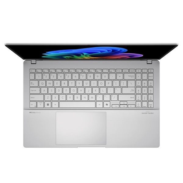 ASUS CONS NB Vivobook S15 S5507QA-MA006W 15,6" 2,8K OLED GL, Qualc.Snapd. X1E 78 100 , 16GB, 1TB M.2, INT, WIn11H, Ezüst (S5507QA-MA006W)