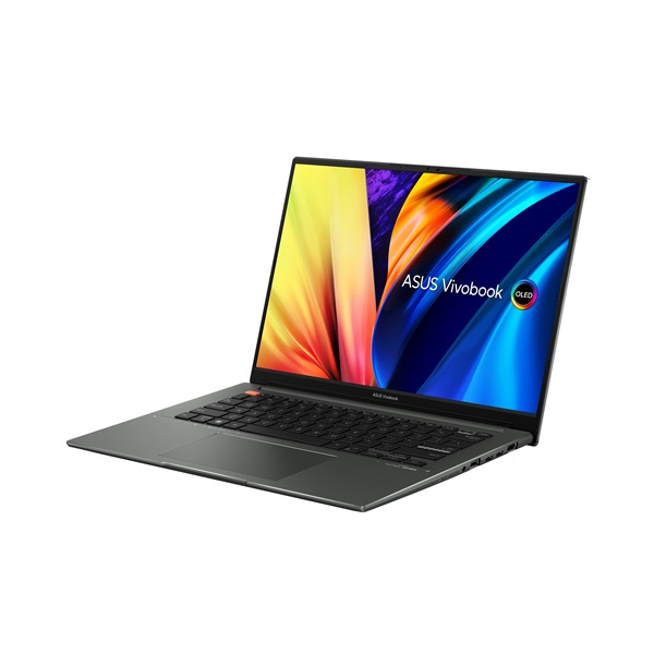ASUS CONS NB Vivobook S5402ZA-M9013W 14,5" 2,8K OLED GL,  i5-12500H, 16GB, 512GB M.2, INT, WIN11H, Fekete (S5402ZA-M9013W)