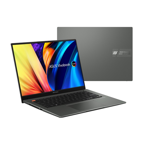 ASUS CONS NB Vivobook S5402ZA-M9013W 14,5" 2,8K OLED GL,  i5-12500H, 16GB, 512GB M.2, INT, WIN11H, Fekete (S5402ZA-M9013W)